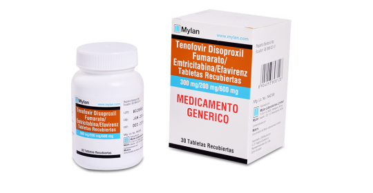 Tenofovir Disoproxil Fumarato / Emtricitabina / Efavirenz